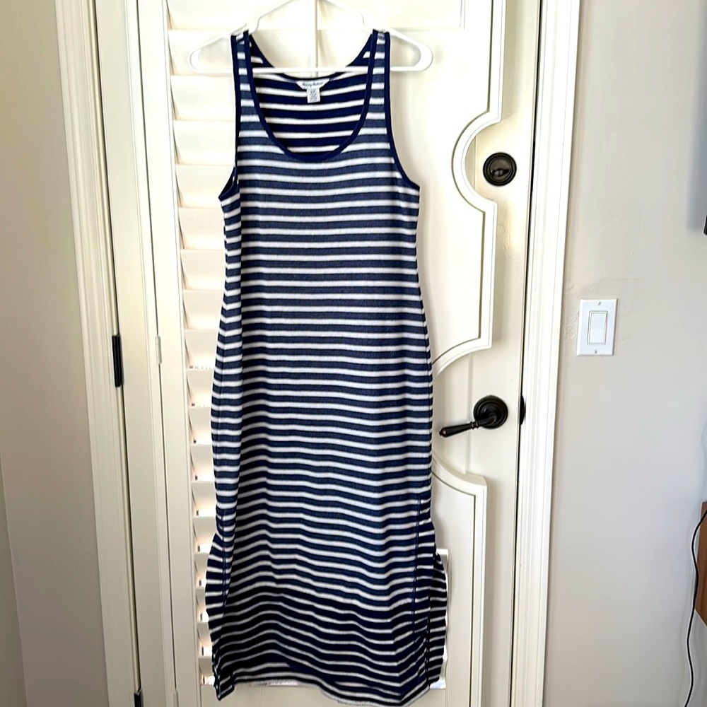 Tommy Bahama Striped Maxi Tank Dress Size Small